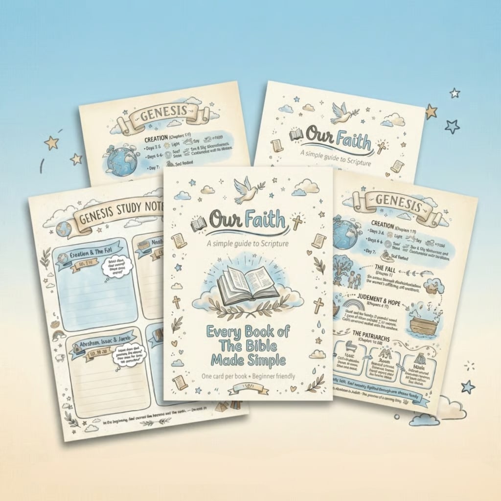 Pre-Made Bible Journaling Note Cards