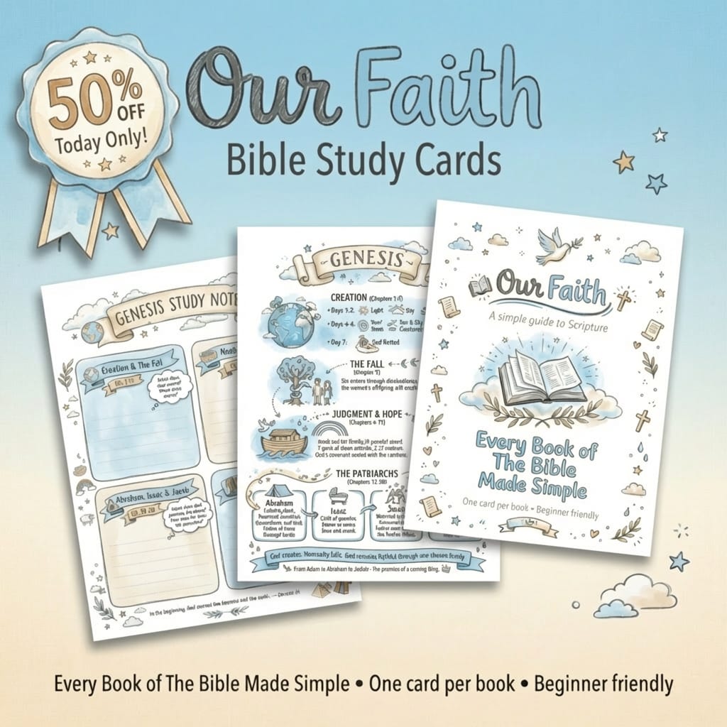 Pre-Made Bible Journaling Note Cards